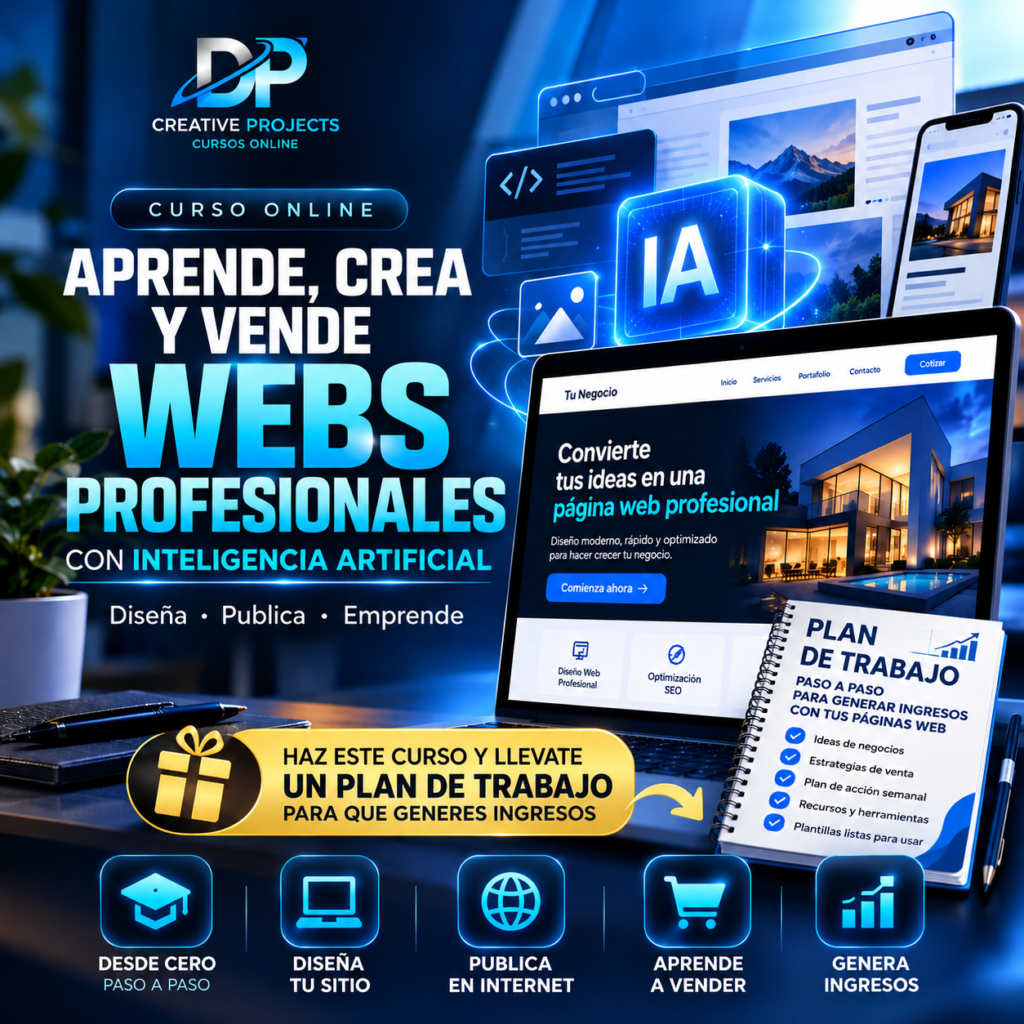 Aprende , Crea y Vende Sitios WEB con IA